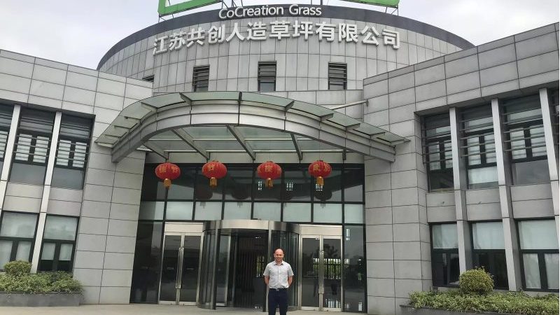 La visita de Jamie Forrester a CCGrass de China