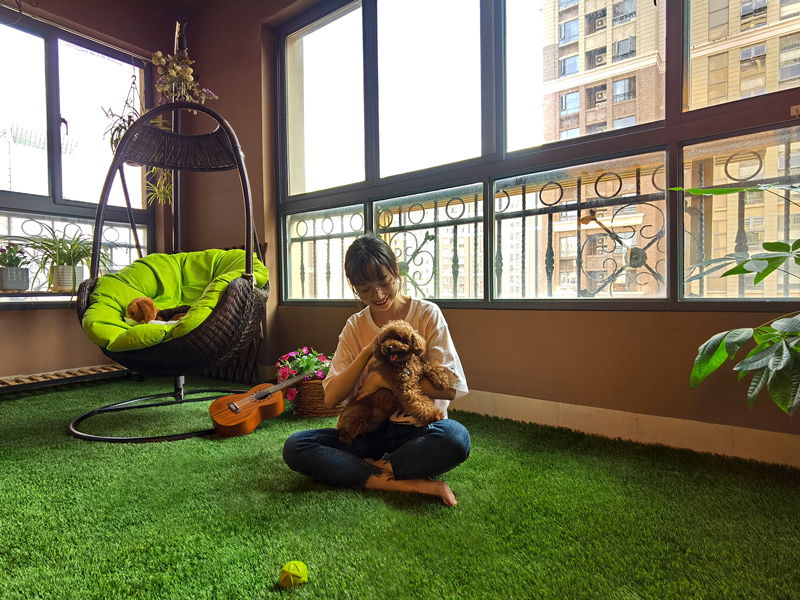 CCGrass, un rincón acogedor en tu balcón para mascotas