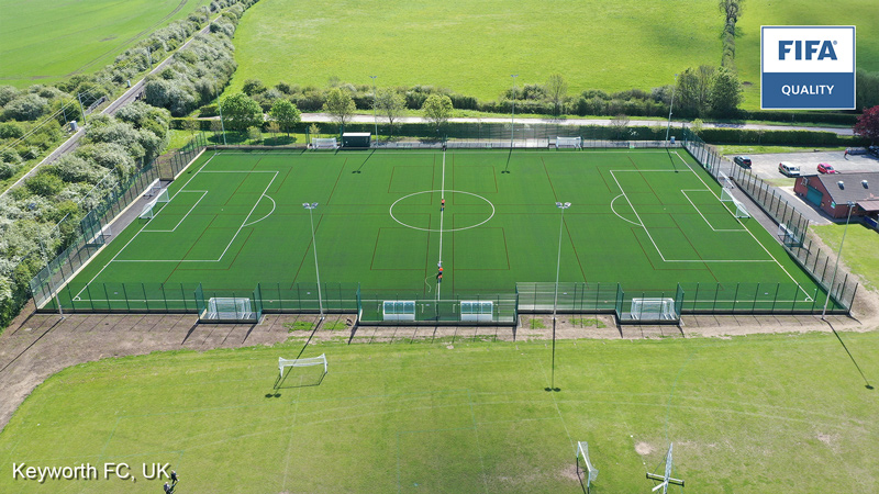 CCGrass, cancha de césped sintético, Keyworth FC