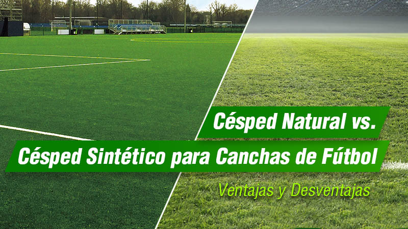 Césped Natural vs. Césped Sintético para Canchas de Fútbol: Ventajas y Desventajas