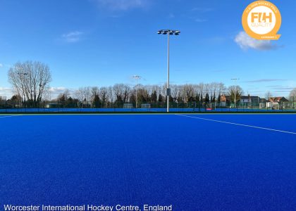 Cancha de Hockey Sintética para el Worcester Hockey Club de Inglaterra