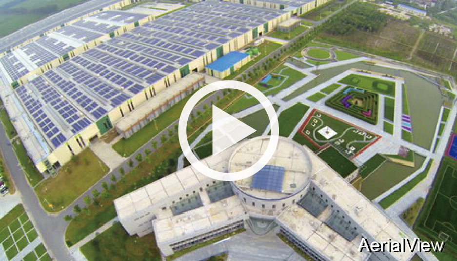 AerialView ccgrass Synthetic-turf manufacturer factory tour